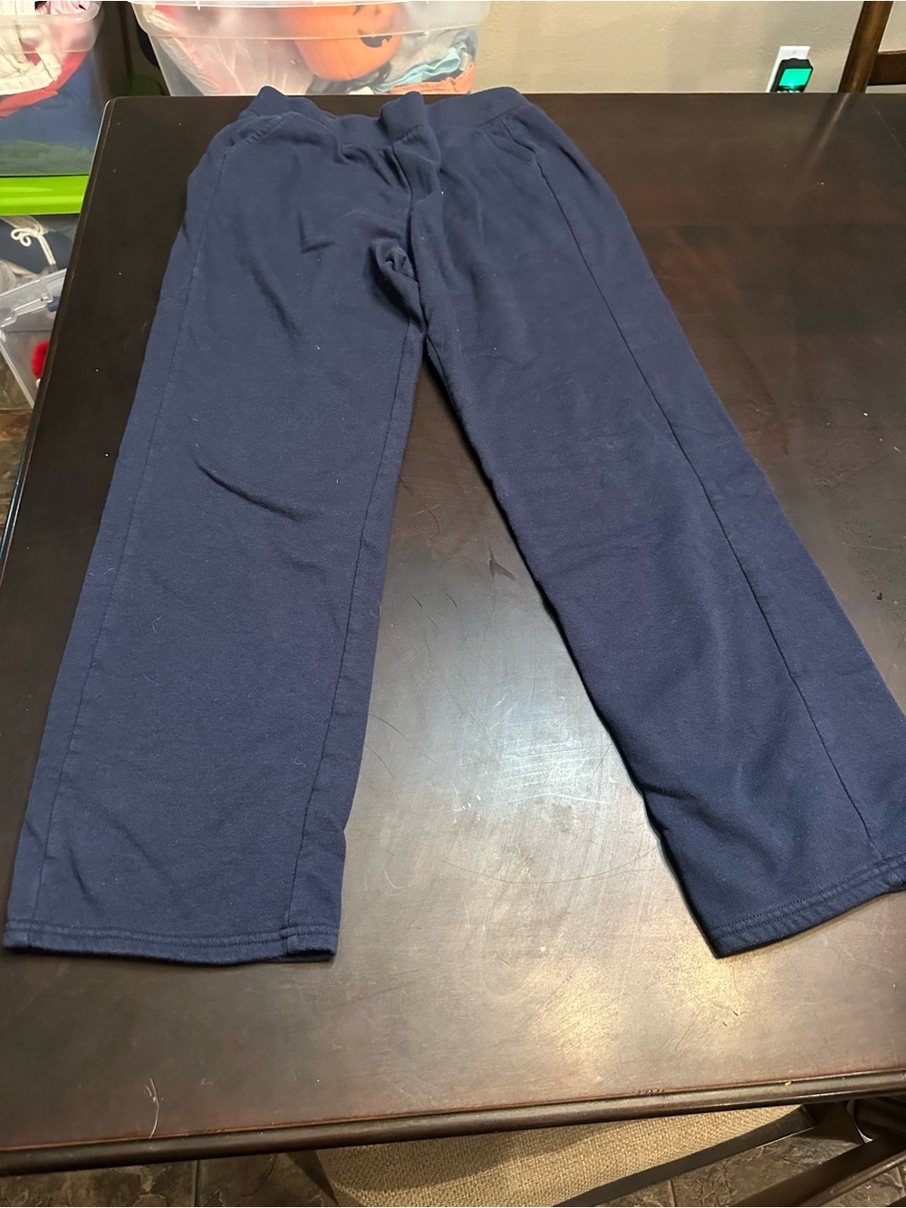 Athletic Works Navy Blue Kids Pull-On Joggers